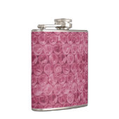Rosa Blasenverpackungsmuster Flachmann (Rechts)