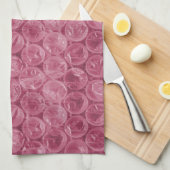Rosa Blasenverpackungsmuster Küchentuch (Viertel Falte)