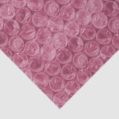 Rosa Blasenverpackungsmuster Seidenpapier (Ausschnitt)