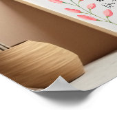 Rosa Bläserbibel Verse auf der Grundlage der Erklä Poster (Ecke)