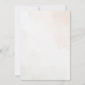 Rosa Bläserblase Kinderdusche Einladung (Rückseite)