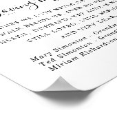 Rosa-Bläserei-Gedenkzeichen Poster (Ecke)