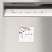 Rosa Bläsereihe speichern das Datum Magnet (In Situ (Geschirrspüler))