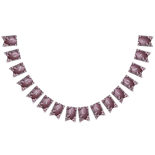 Rosa Bläserenjagdflagge Wimpelkette (Alle)