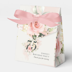 Rosa BläserEukalyptus 75. Geburtstagsparty Oma Geschenkschachtel