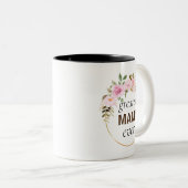 Rosa Bläsergoldkraut Bester Mama aller Zeiten Zweifarbige Tasse (VorderseiteRechts)