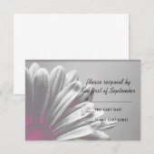 Rosa BläserHighlights RSVP Response Card Hochzeite Karte (Vorne/Hinten)