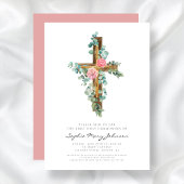 Rosa Bläserkreuz Girl I Einladung