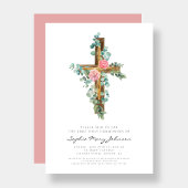 Rosa Bläserkreuz Girl I Einladung