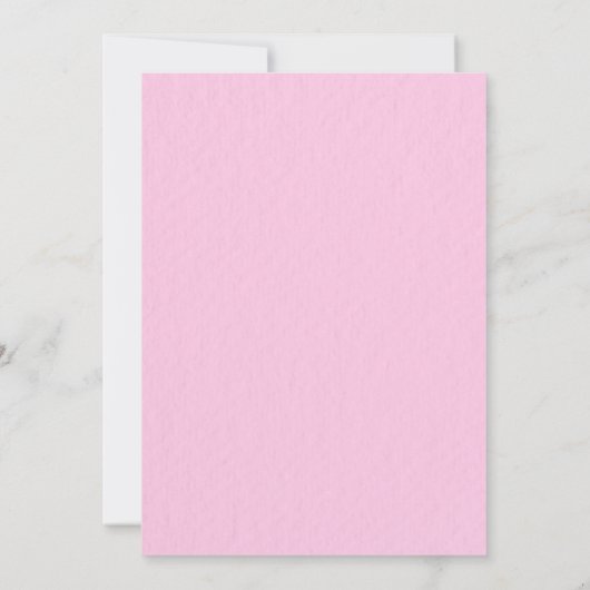 Rosa Bläserndusche Einladung - bearbeitbare Vorlag (Rückseite)