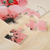 Rosa bläserne Lady, Frühlingswerk Puzzle (Seite)