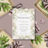 Rosa Bläserner Elegante Einladung