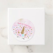 Rosa Bläsernicorn Magischer Geburtstag Geschenkanhänger (Beispiel)