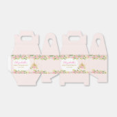 Rosa Bläserprinzessin Krone 1. Geburtstag Geschenkschachtel (Ungefaltet)