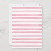 Rosa Bläsertaufe Einladung (Rückseite)