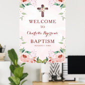 Rosa Bläsertaufe Poster (Heimbüro)