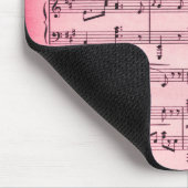 Rosa Blatt Mousepad (Ecke)