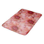 Rosa Blätter Badematte (Schrägansicht)