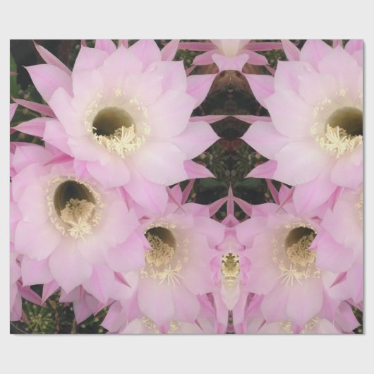 Rosa Blätter der Wüste Geschenkpapier (Flach)