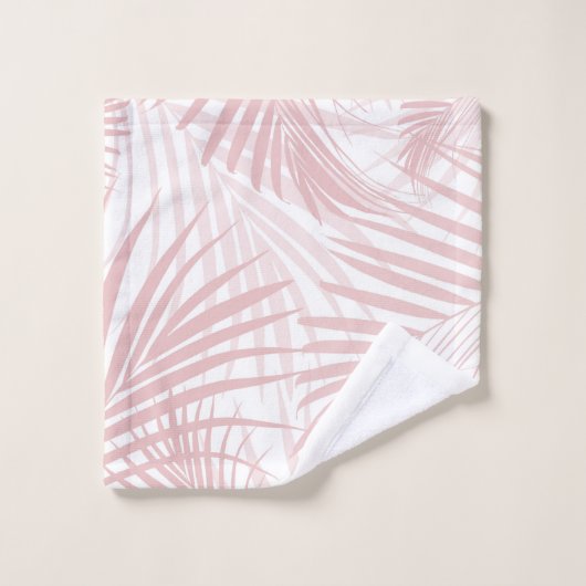 Rosa Blätter Dream Cali Summer Vibes #1 Badhandtuch Set (Waschlappen)