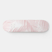 Rosa Blätter Dream Cali Summer Vibes #2 Skateboard (Horizontal)