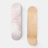 Rosa Blätter Dream Cali Summer Vibes #2 Skateboard (Vorderseite)