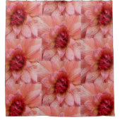 Rosa Blätter Duschvorhang (Vorderseite)
