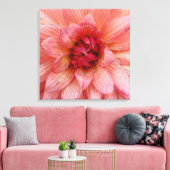 Rosa Blätter Leinwanddruck (Insitu (Wohnzimmer))