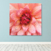 Rosa Blätter Leinwanddruck (Insitu (Holzboden))