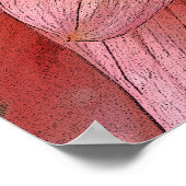 Rosa Blätter Poster (Ecke)