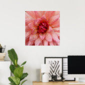 Rosa Blätter Poster (Heimbüro)