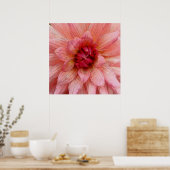 Rosa Blätter Poster (Küche)