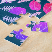 Rosa Blätter Puzzle (Seite)