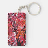 Rosa Blätter Schlüsselanhänger (Rückseite)