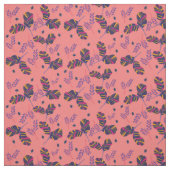 Rosa Blätter Stoff (Muster)