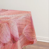 Rosa Blätter Tischdecke (Beispiel)
