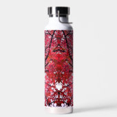 Rosa Blätter Trinkflasche (Links)
