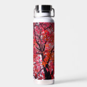 Rosa Blätter Trinkflasche (Rückseite)