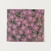 Rosa-blättrige Blume Wandteppich (Vorderseite (Horizontal))