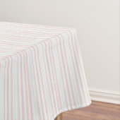 Rosa, Blau, Celadon Pastel Thin Stripes Tablett Tischdecke (Beispiel)