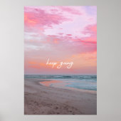 Rosa Blau Ein Foto Natur Behalte Poster (Vorne)