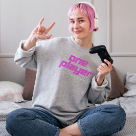 Rosa & Blau Ein Player Langschläfer T - Shirt