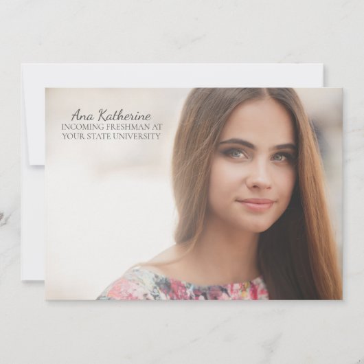 Rosa Blau Gelb Foto Trunk Party Einladung (Vorderseite)