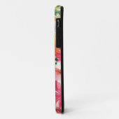 Rosa Blau Gelb Orange Blume Muster Case-Mate iPhone Hülle (Hinten/Links)