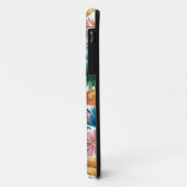 Rosa Blau Gelb Orange Blume Muster Case-Mate iPhone Hülle (Hinten/Links)