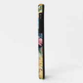 Rosa Blau Gelb Orange Blume Muster Case-Mate iPhone Hülle (Hinten/Links)