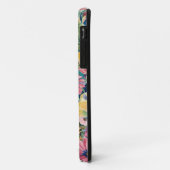 Rosa Blau Gelb Orange Blume Muster Case-Mate iPhone Hülle (Hinten/Links)