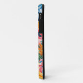 Rosa Blau Gelb Orange Blume Muster Case-Mate iPhone Hülle (Hinten/Links)