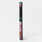 Rosa Blau Gelb Orange Blume Muster Case-Mate iPhone Hülle (Hinten/Links)