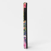 Rosa Blau Gelb Orange Blume Muster Case-Mate iPhone Hülle (Hinten/Links)